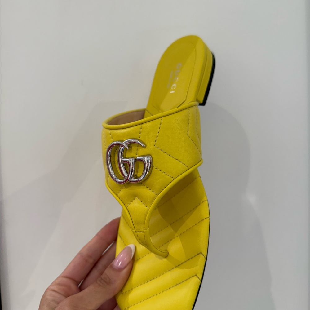 Gucci Yellow Sandals Vibrant Summer Style